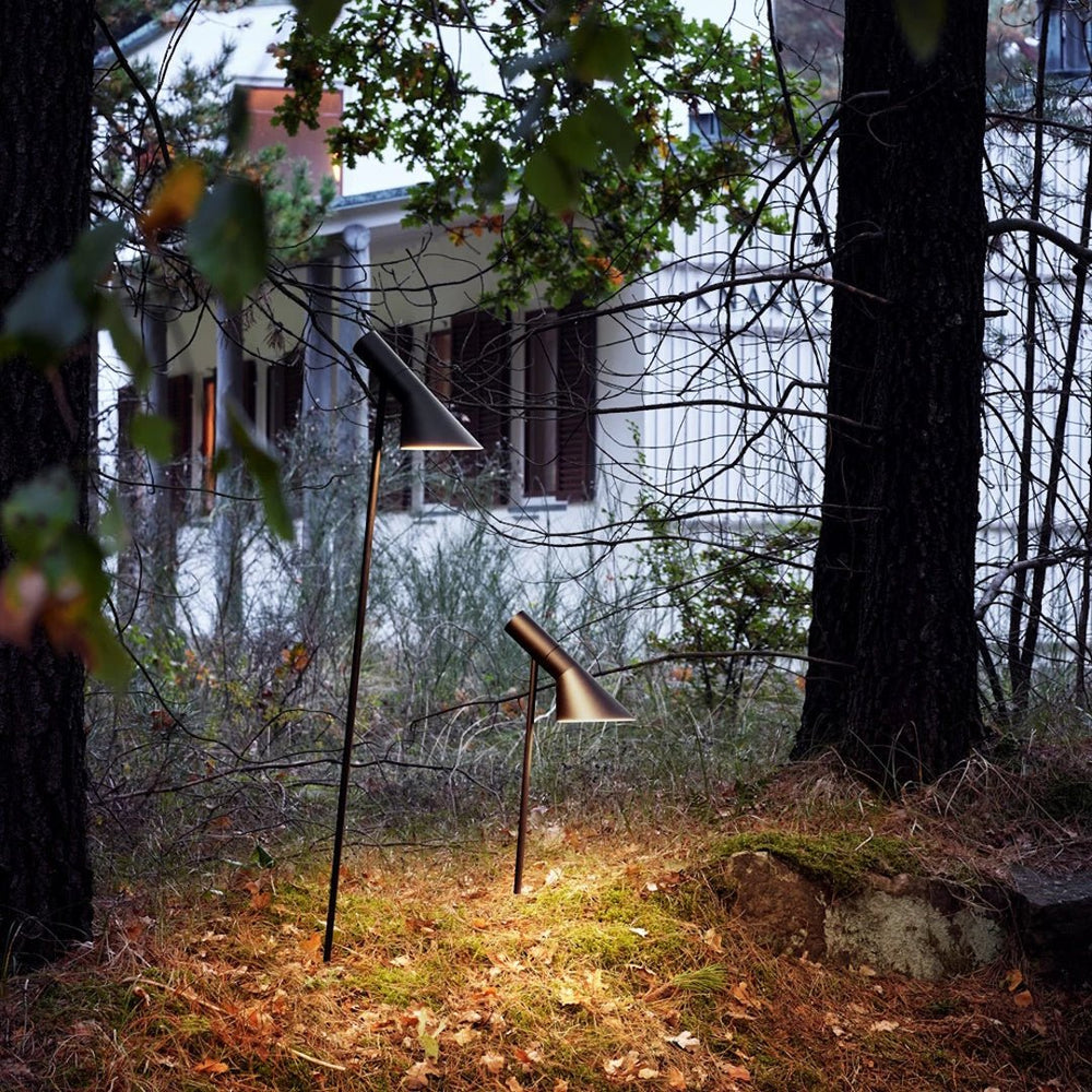 AJ Garden Bollard Outdoor Lamp - Black texture - ökenhem