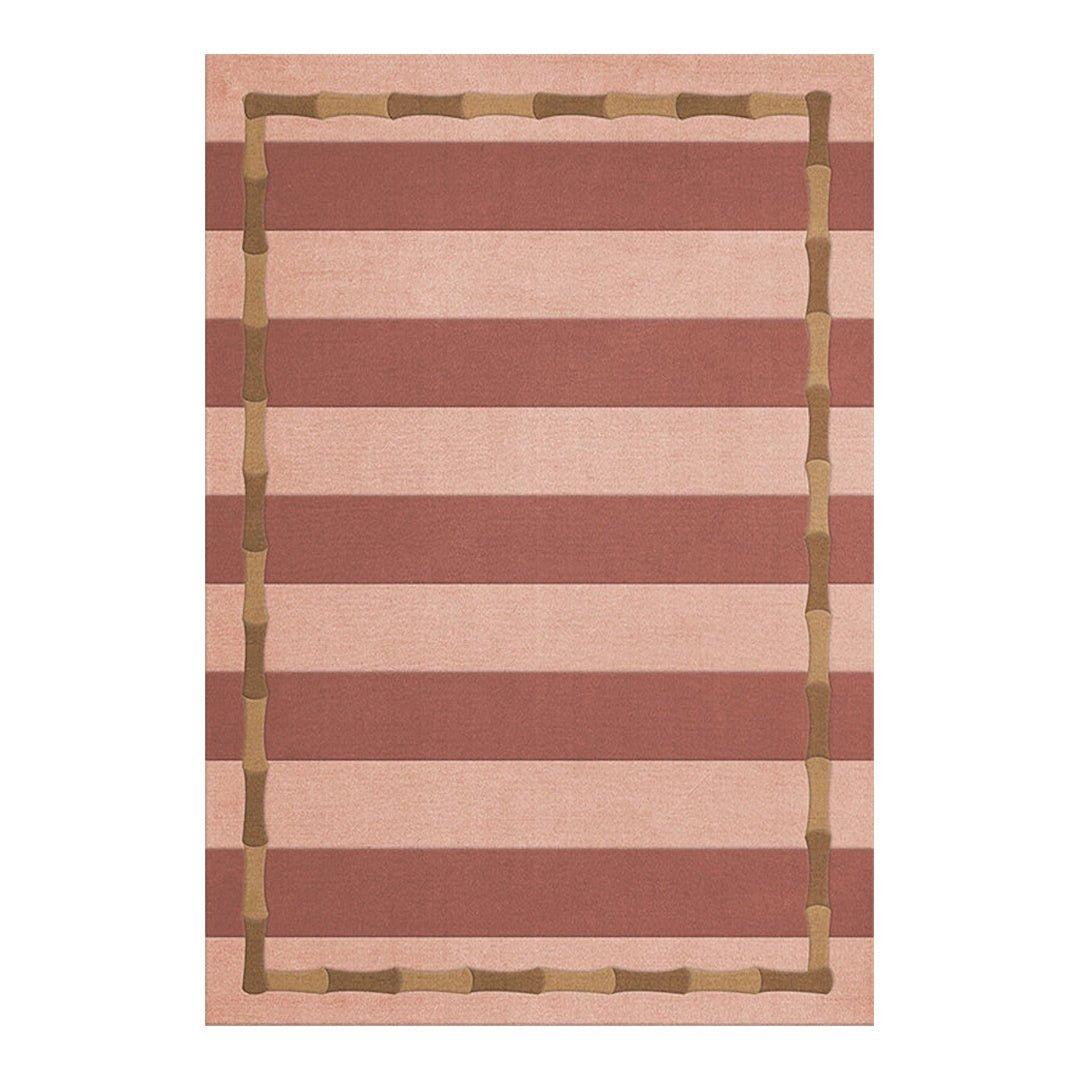 Alice Crawley Bamboo Forest Wool Rug - Terracotta - ökenhem