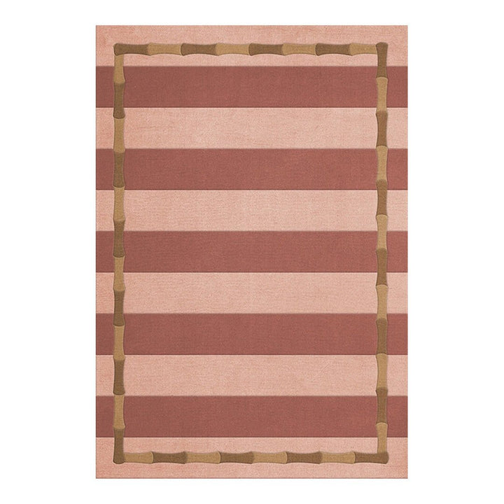 Alice Crawley Bamboo Forest Wool Rug - Terracotta - ökenhem