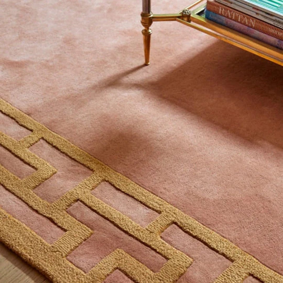Alice Crawley Indochine Wool Rug - Mellow Rose - ökenhem