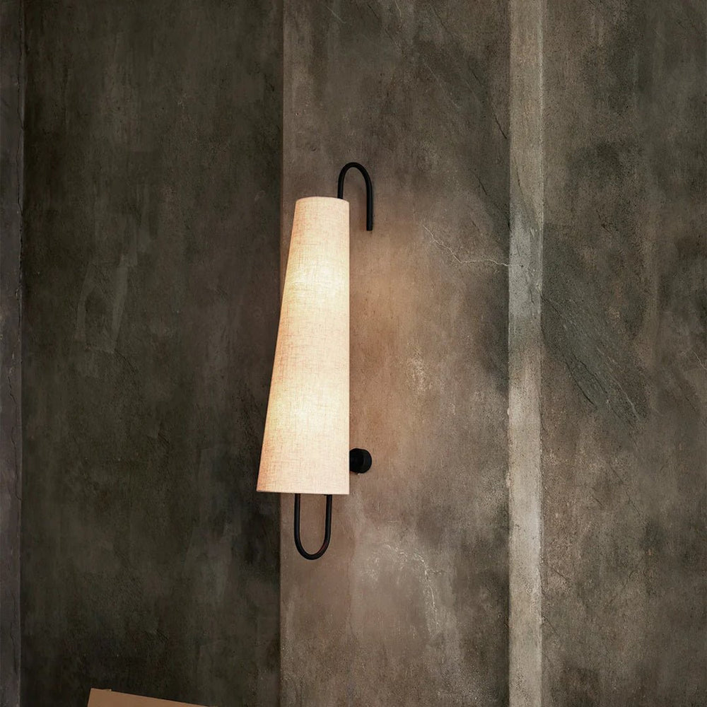 Ancora Wall Lamp - Black/Natural - ökenhem