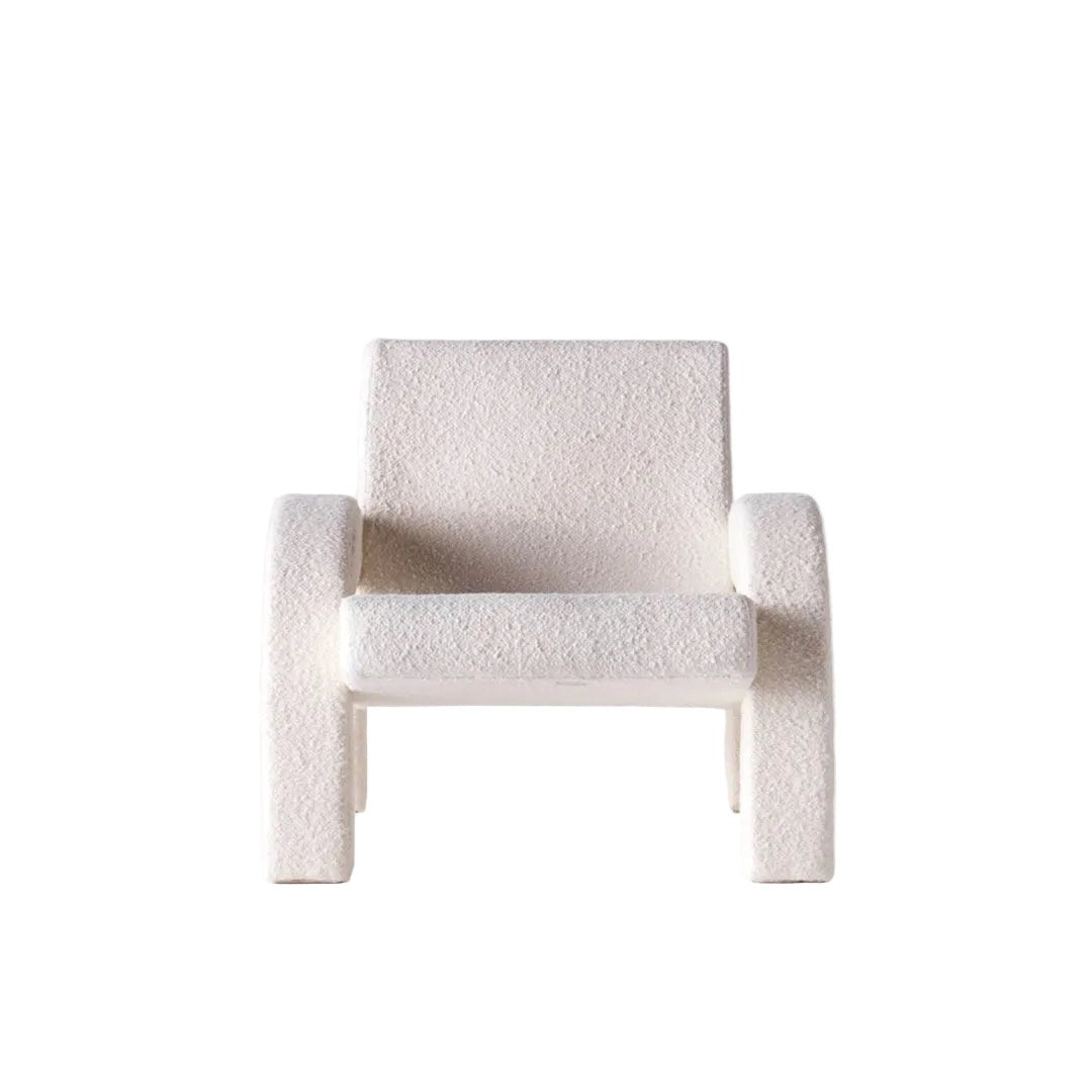 Arco Lounge Chair Boucle White - ökenhem
