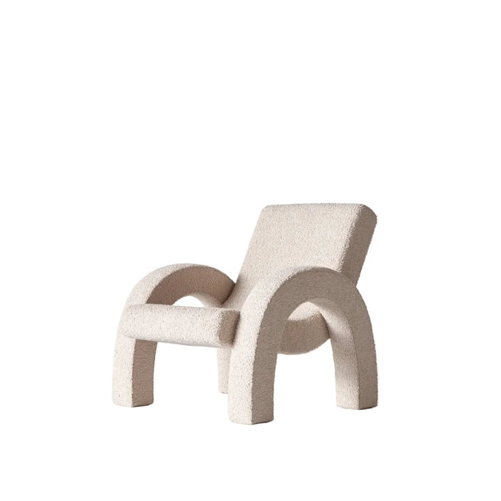 Arco Lounge Chair Small Boucle Beige - ökenhem