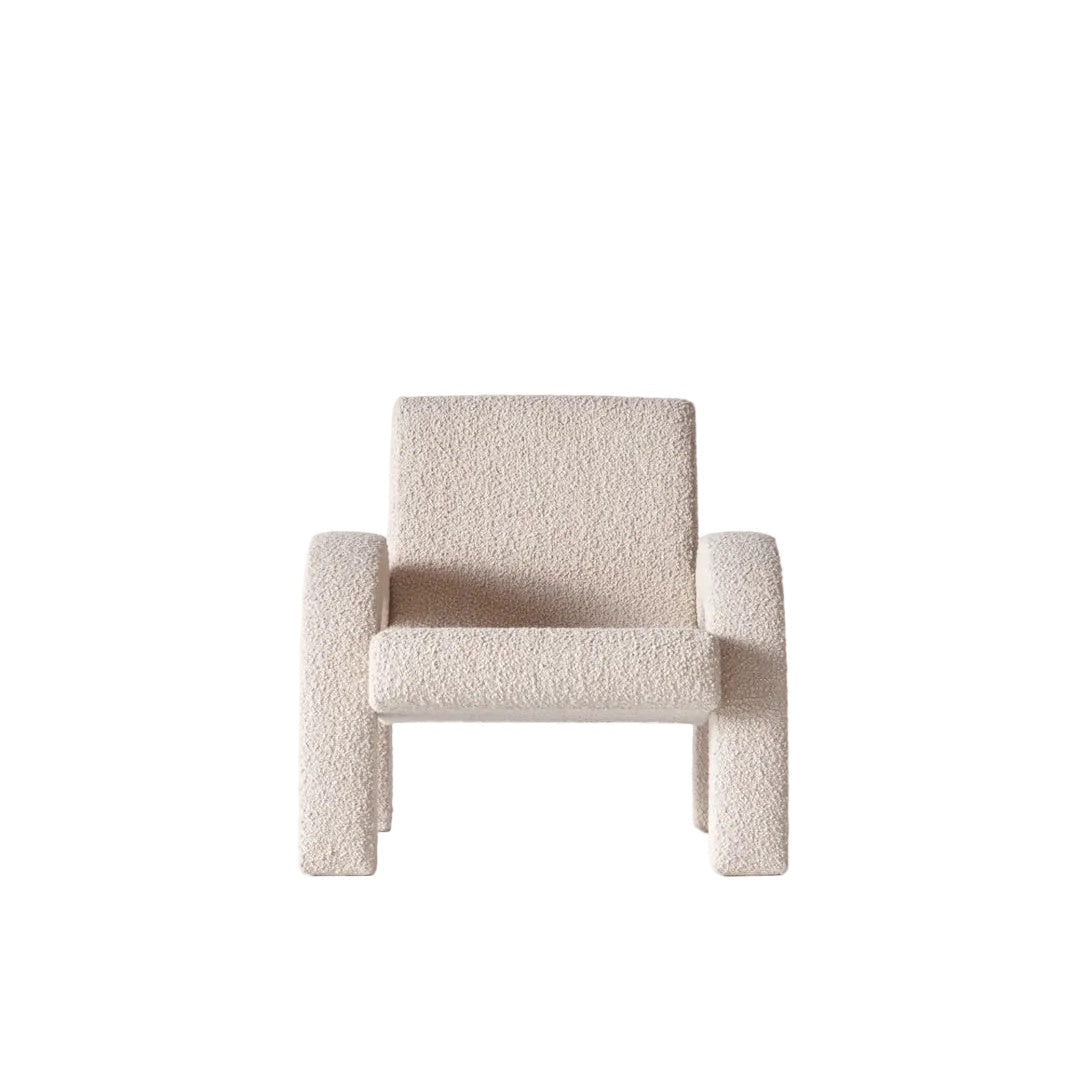Arco Lounge Chair Small Boucle Beige - ökenhem