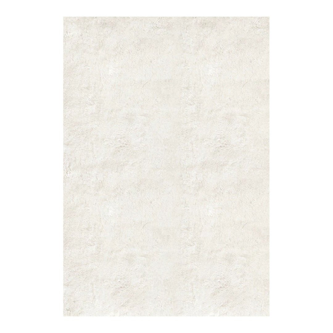 Artisan Plain Wool Rug - Bone White - ökenhem