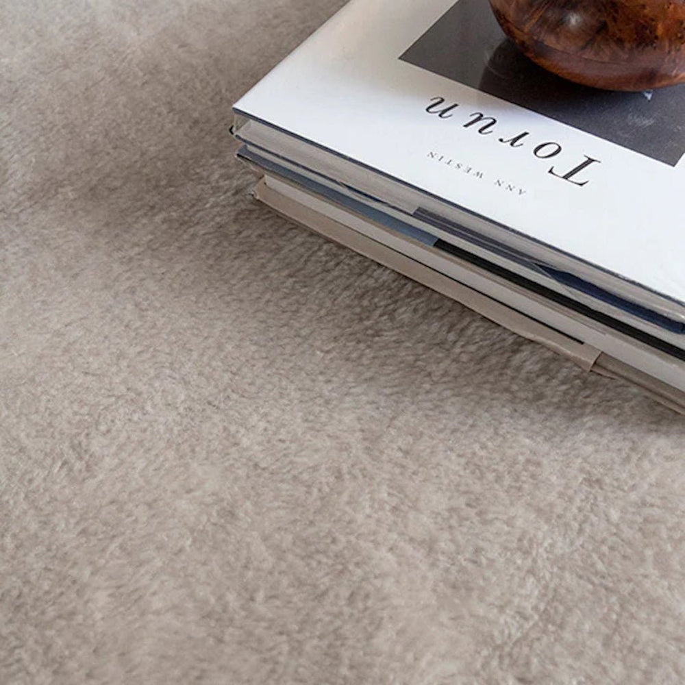 Artisan Plain Wool Rug - Francis Pearl - ökenhem
