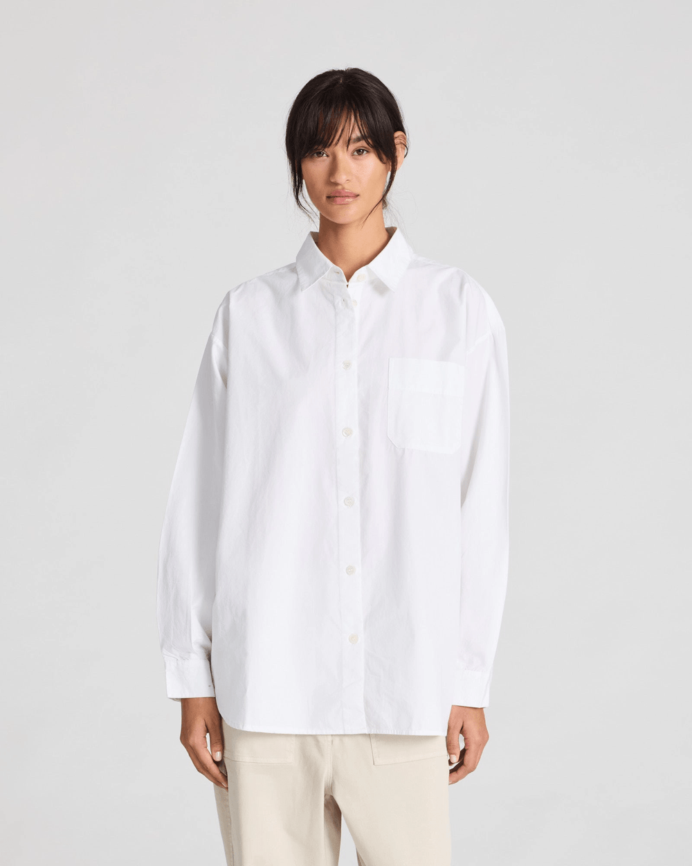 Astrid Poplin Long Sleeve Shirt - ökenhem
