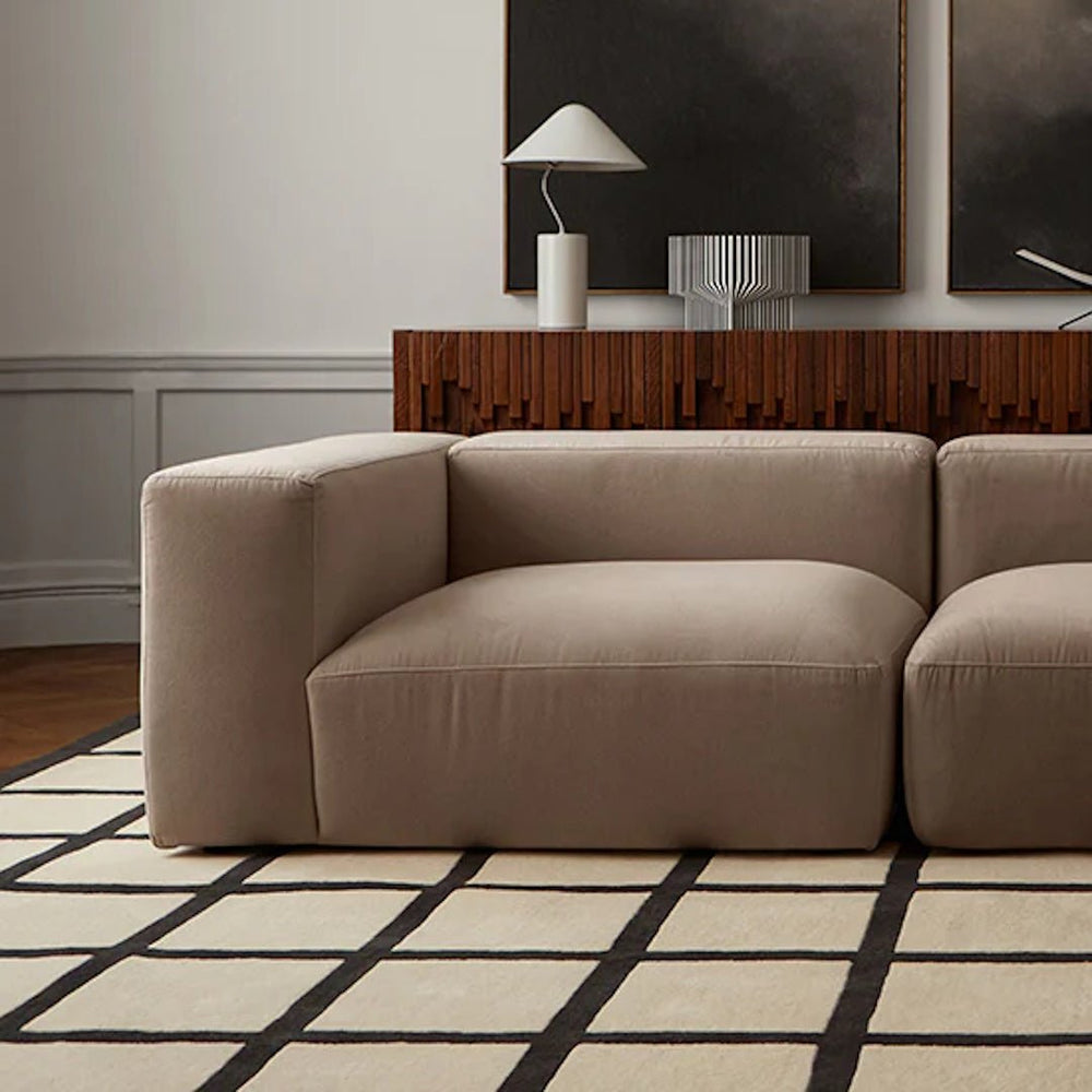 Avenue Wool Rug - Bone White - ökenhem