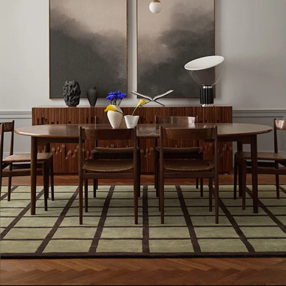 Avenue Wool Rug - Olive - ökenhem