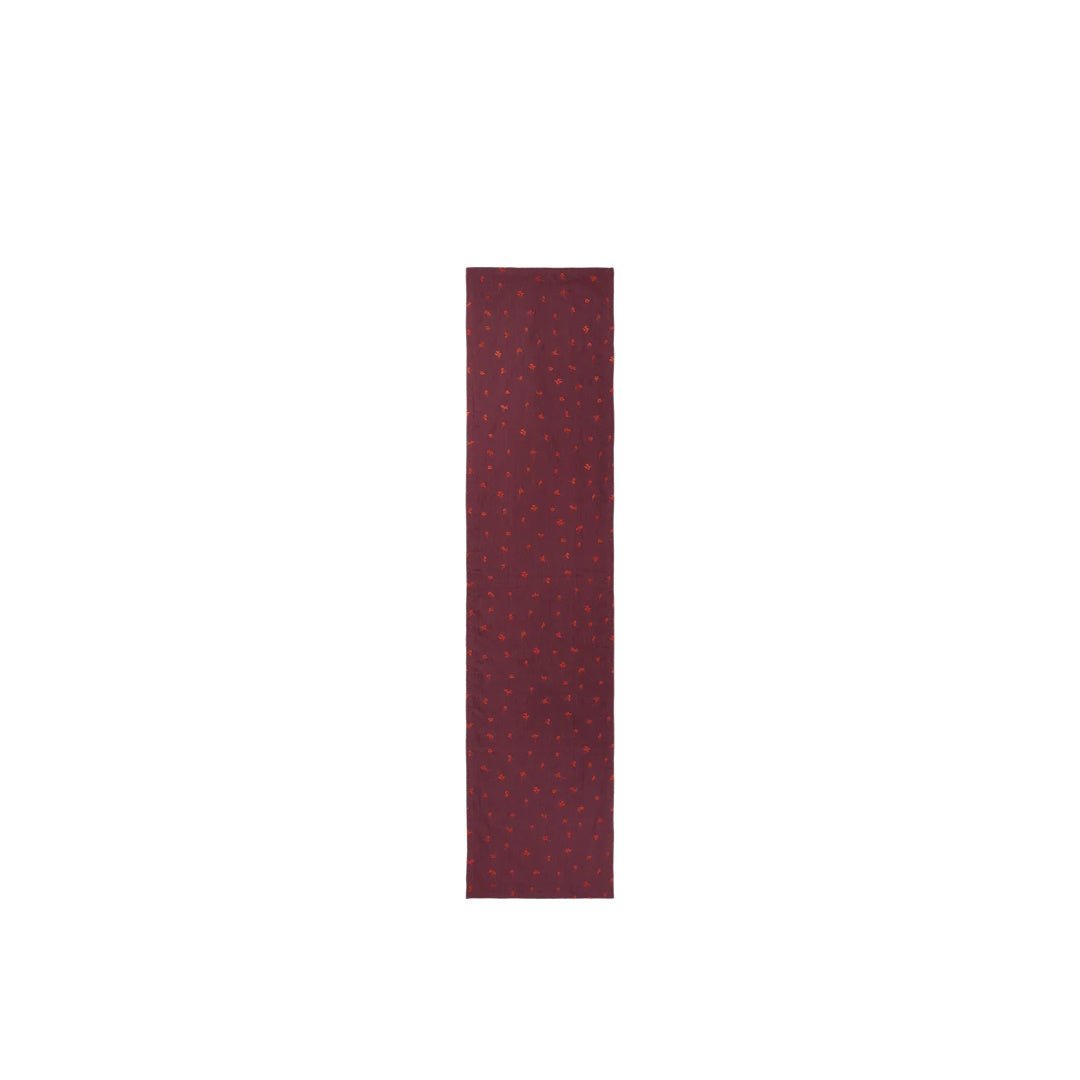 Baies Table Runner - Dark Grape/Picante Red - ökenhem