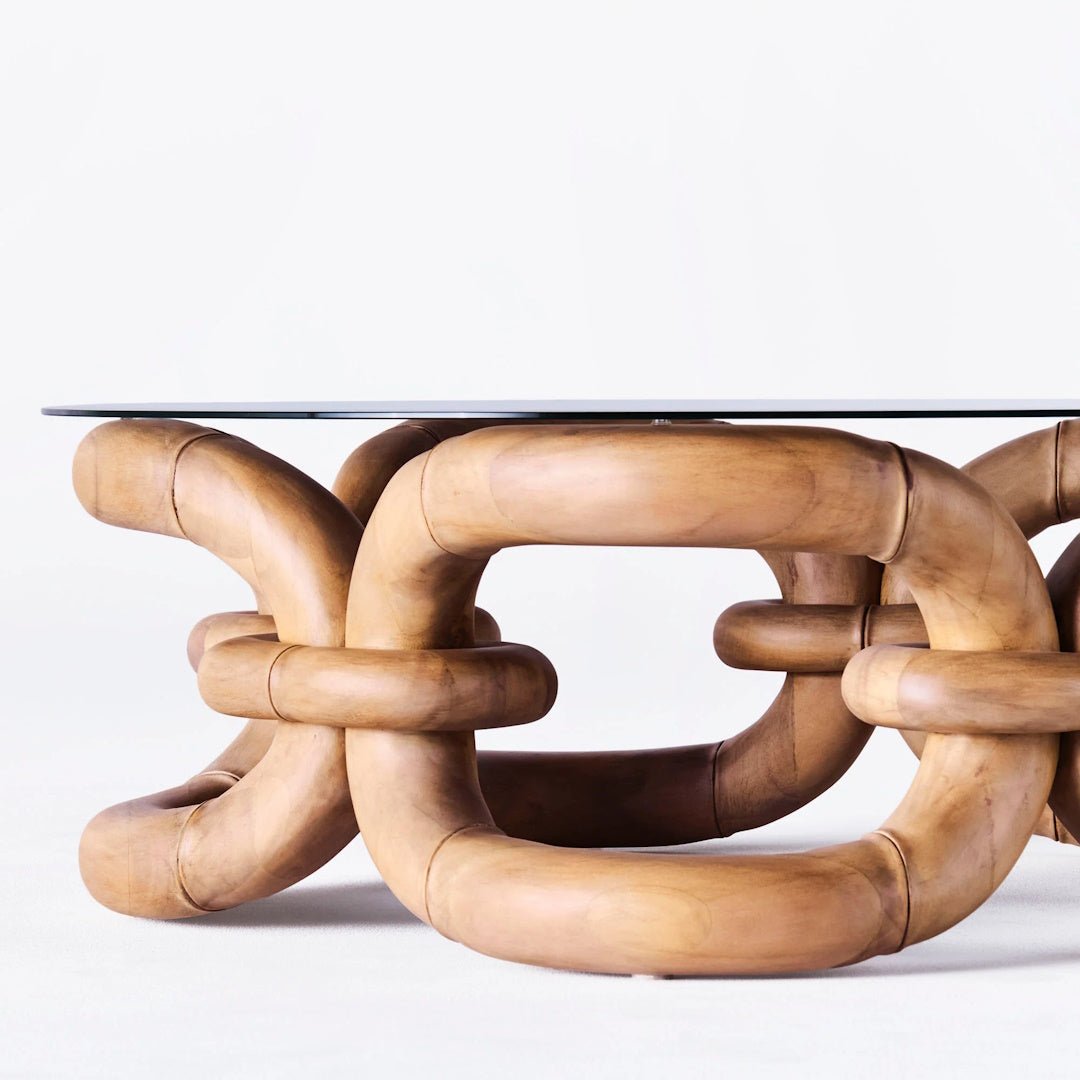 Bamboo Bracelet Sofa Table - ökenhem