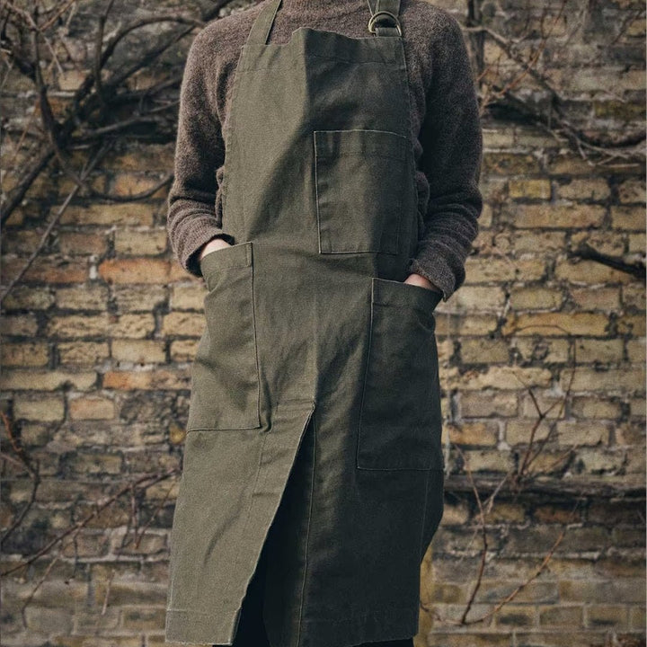 Bark Garden Apron - Olive - ökenhem