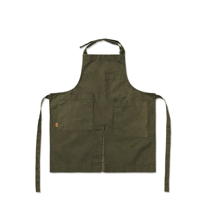 Bark Garden Apron - Olive - ökenhem