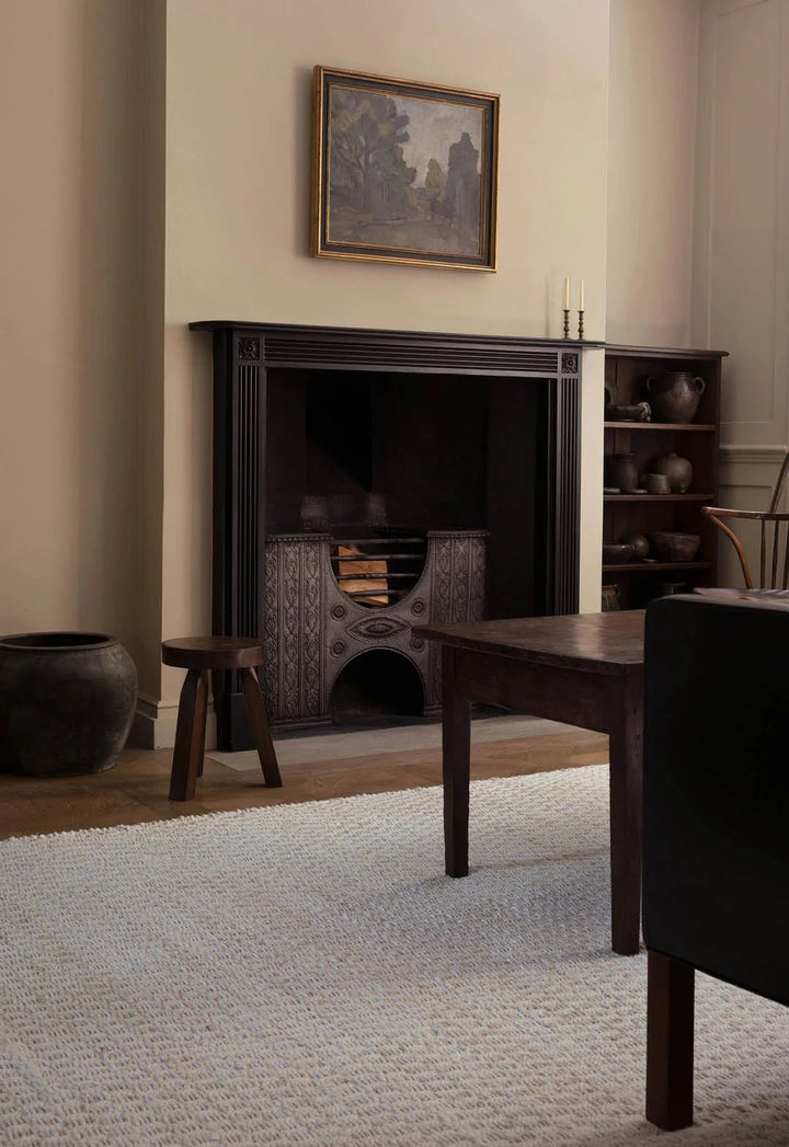 Barley Jute Rug - Bone White - ökenhem