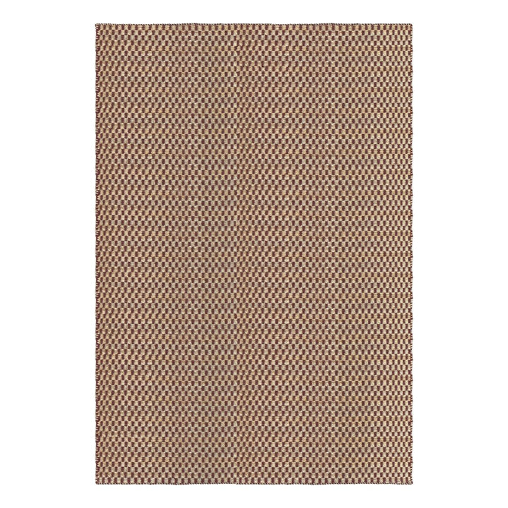 Barley Jute Rug - Burgundy - ökenhem