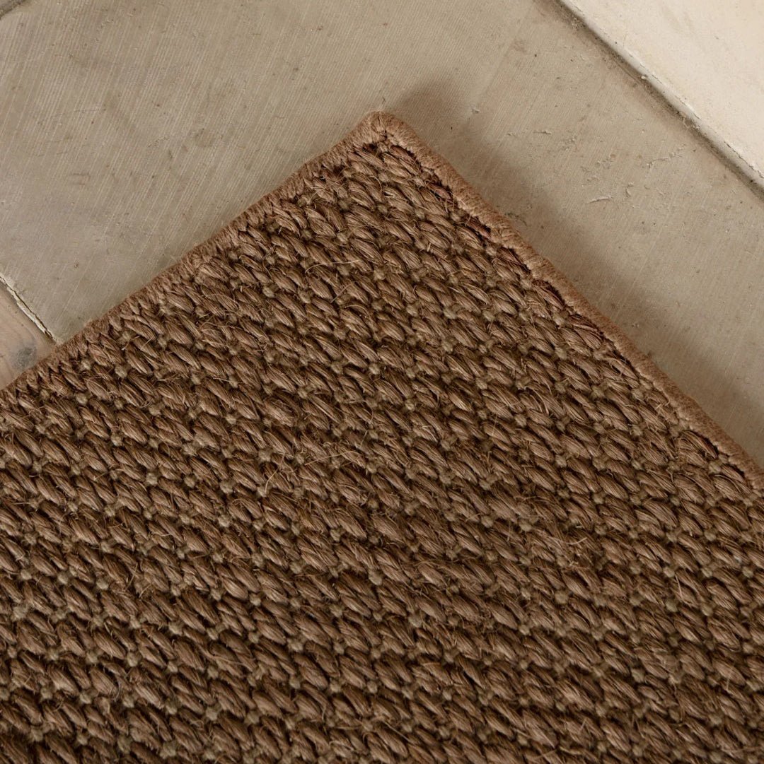Basket Weave Sisal Rug - Brown - ökenhem
