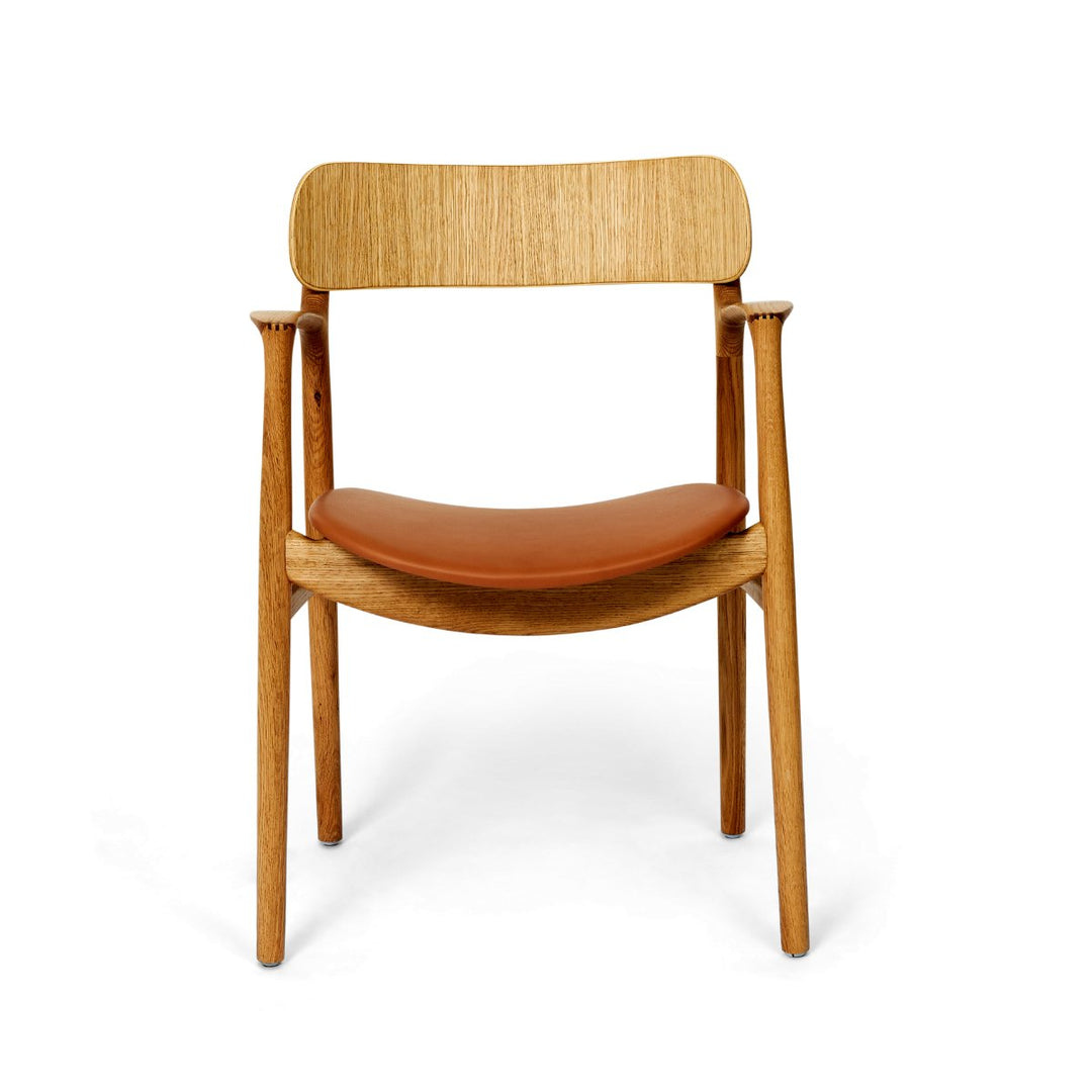 Bent Hansen Asger Chair, Oiled Oak, Upholstered - ökenhem