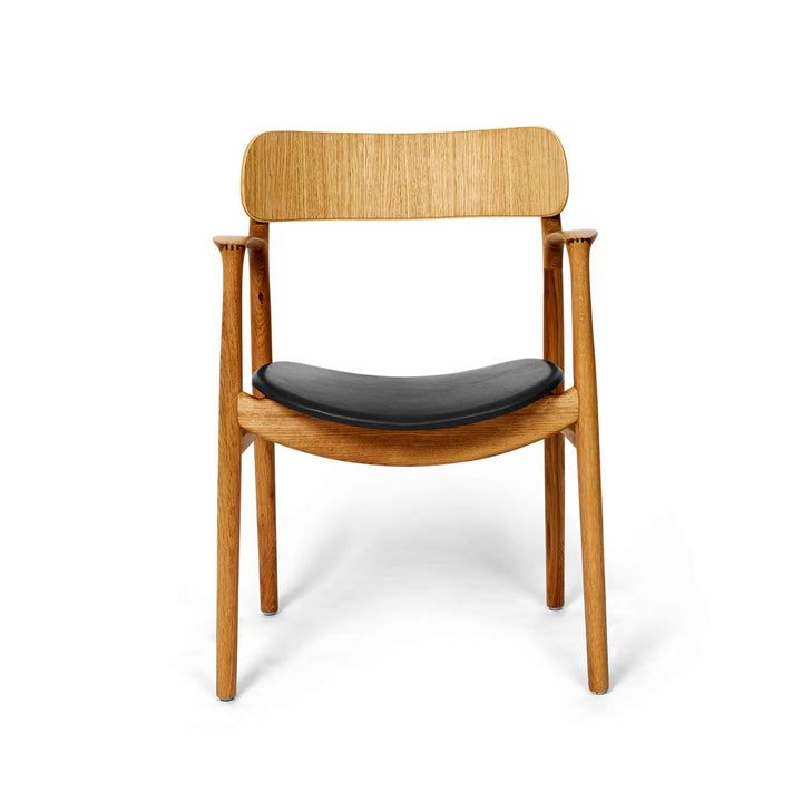 Bent Hansen Asger Chair, Oiled Oak, Upholstered - ökenhem