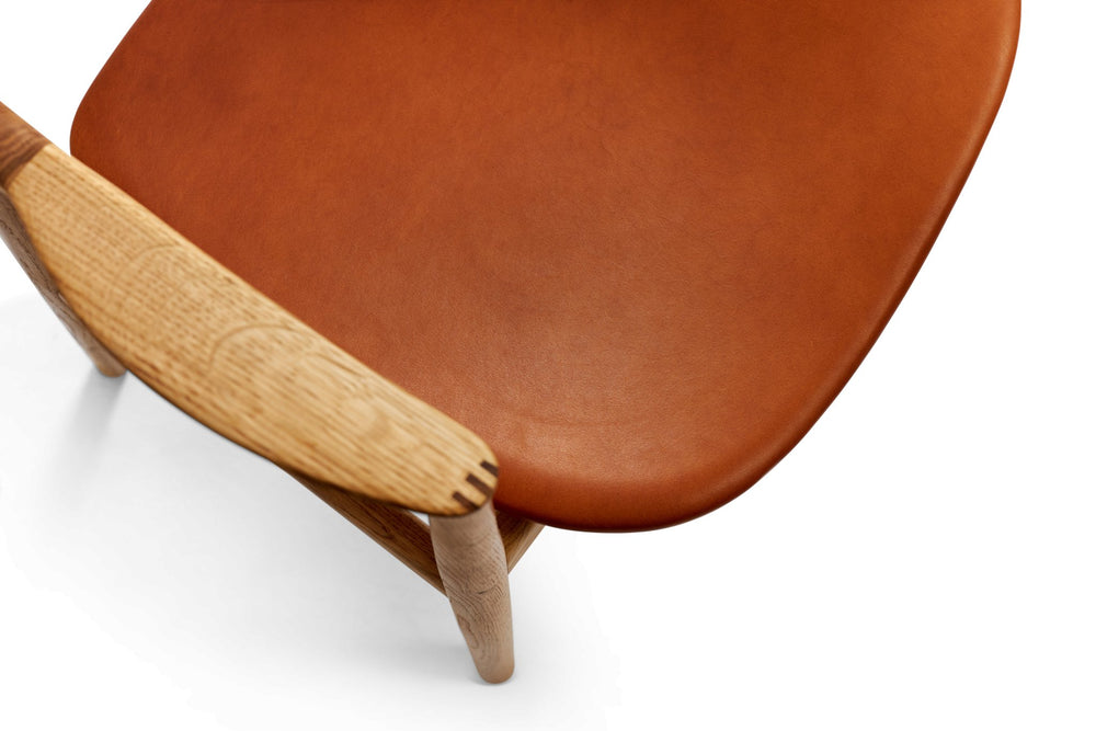 Bent Hansen Asger Chair, Oiled Oak, Upholstered - ökenhem