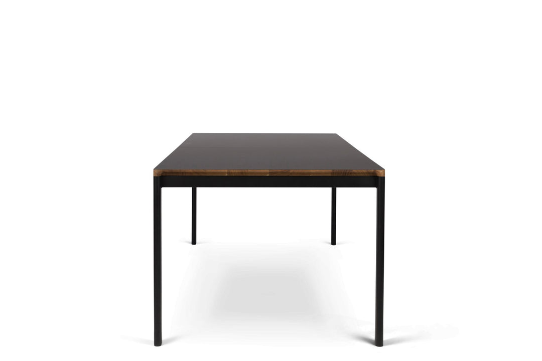 Bent Hansen Meet Table, Black Laminate w/Oak Edges - ökenhem