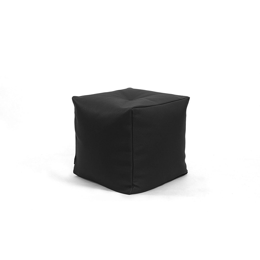 Bent Hansen Otto Pouf w/o button - Zenso Leather, Black - ökenhem