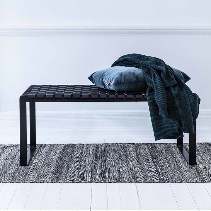 Bent Hansen Plaited Bench Nylon, Black - ökenhem