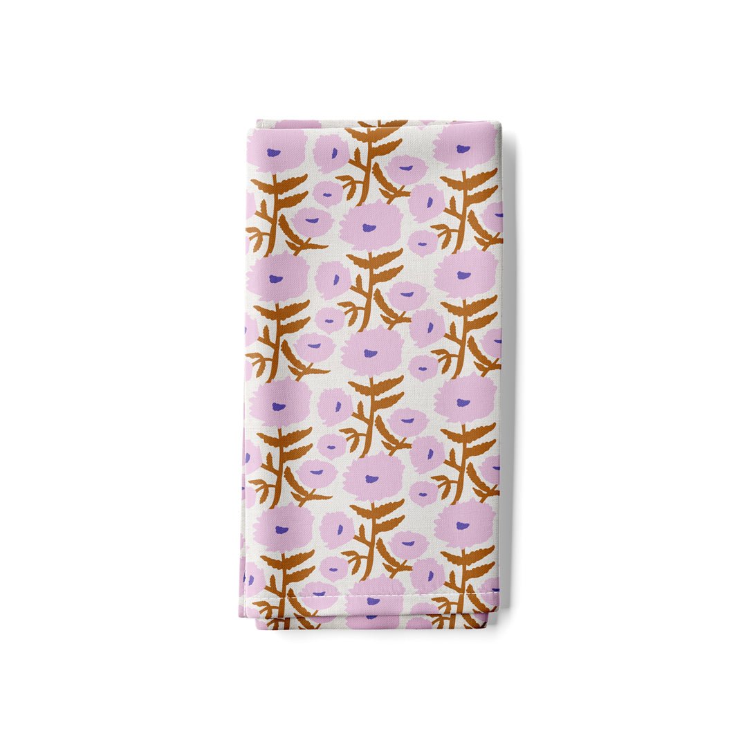 Blomma Violet Tea Towel - ökenhem