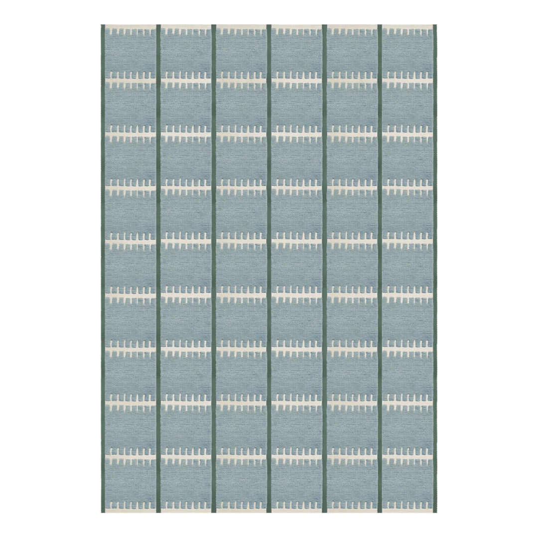 Lilly Wool Rug - Blue
