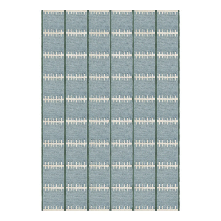Lilly Wool Rug - Blue