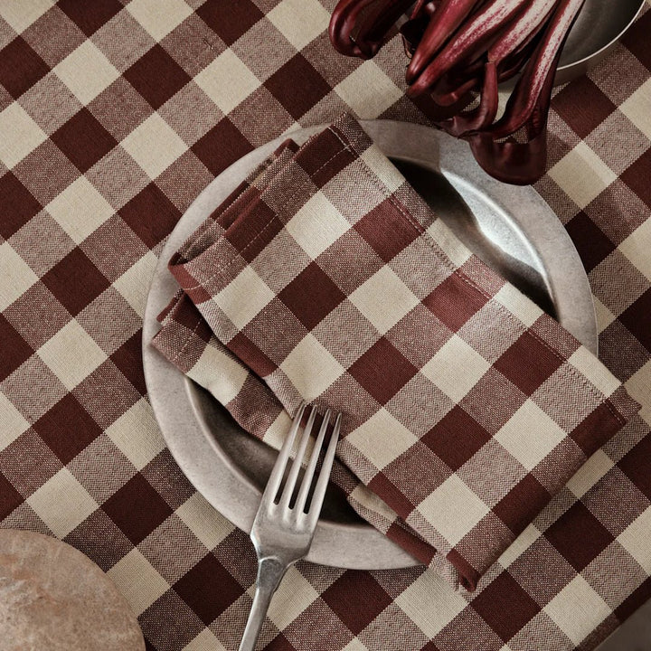 Bothy Check Napkins - Set of 4 - ökenhem