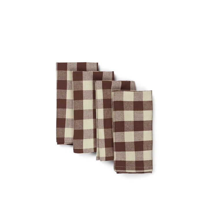 Bothy Check Napkins - Set of 4 - ökenhem
