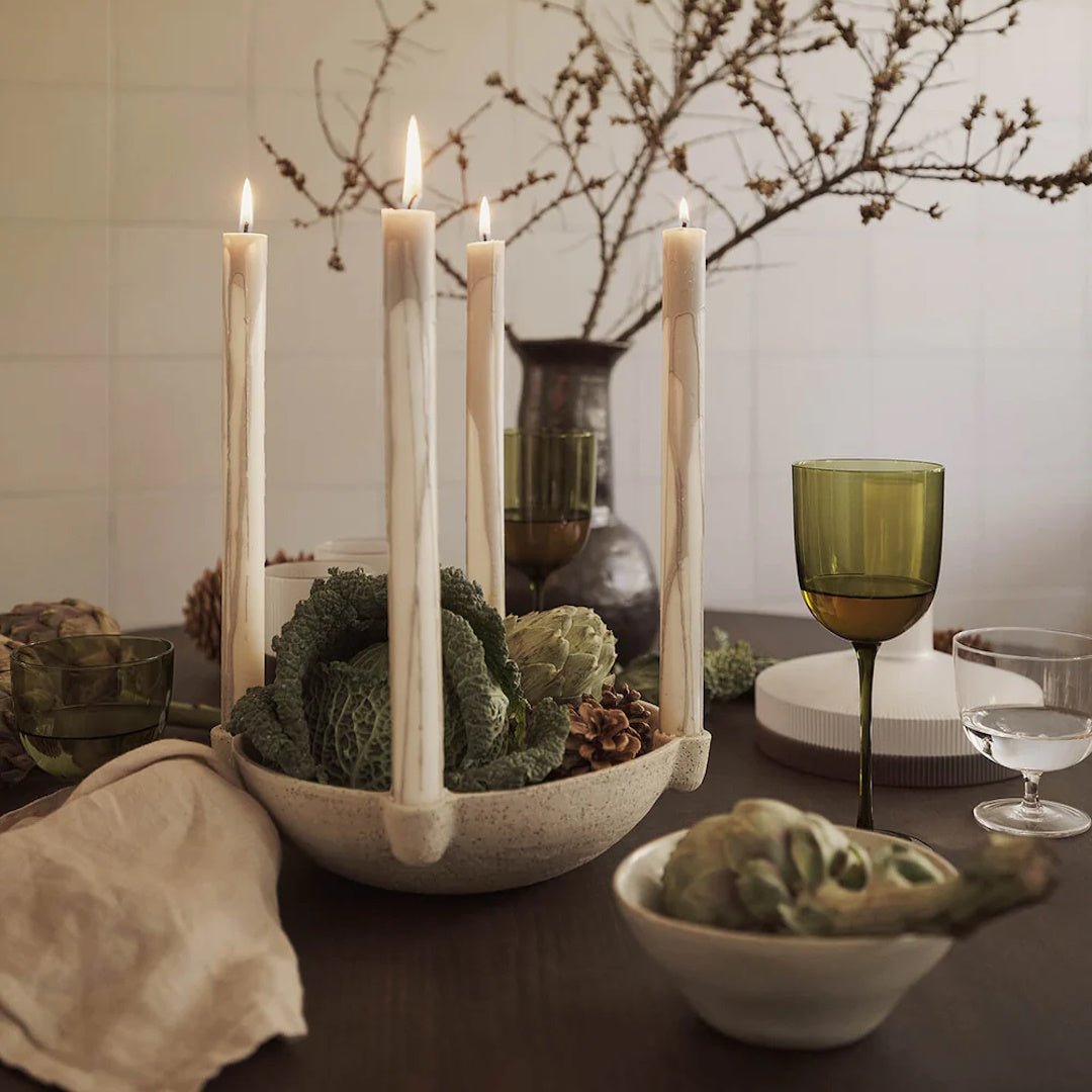 Bowl Candle Holder - Large - Ceramic - ökenhem
