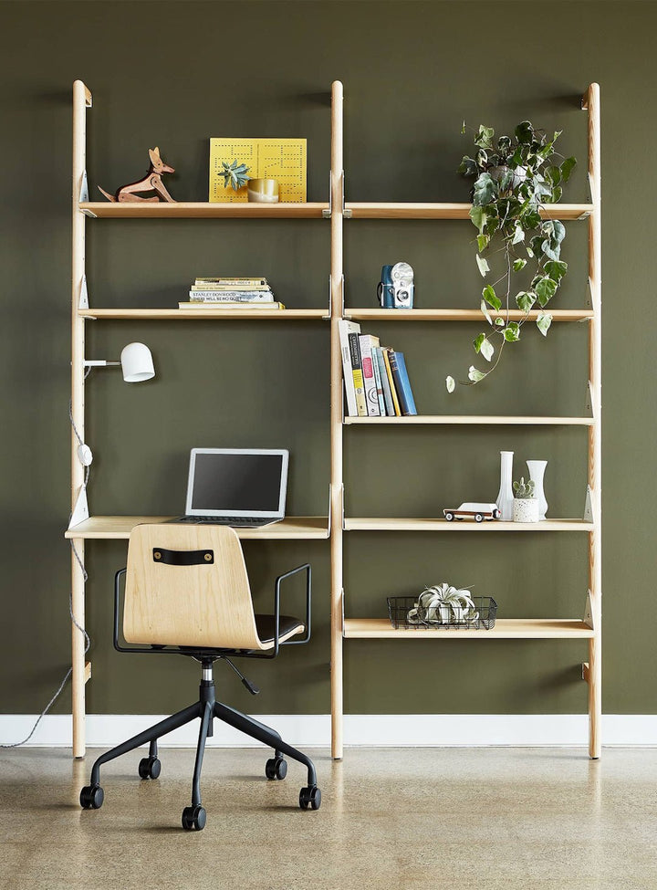 Branch-2 Shelving Unit with Desk, additional view