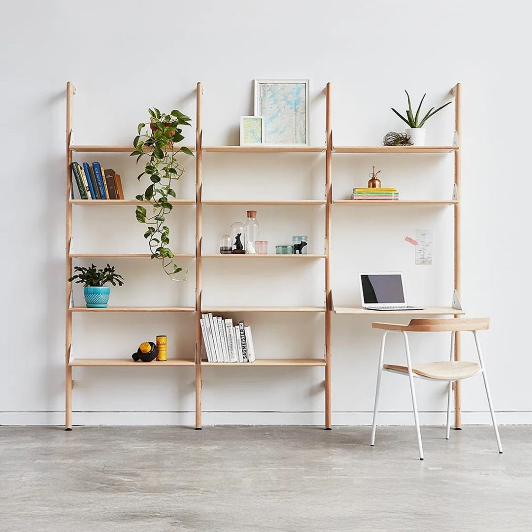 Branch-3 Shelving Unit with Desk, additional view