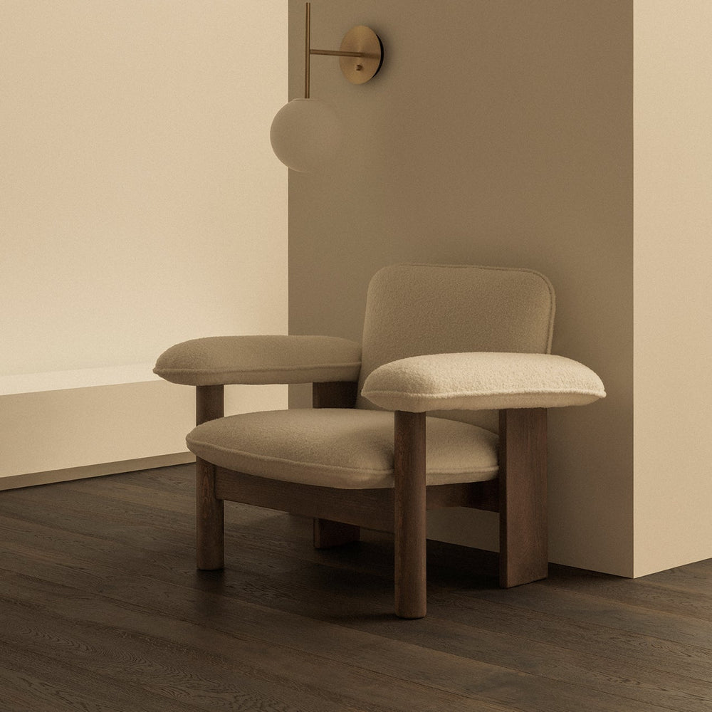 Brasilia Lounge Chair, Low Back, Sheepskin - ökenhem