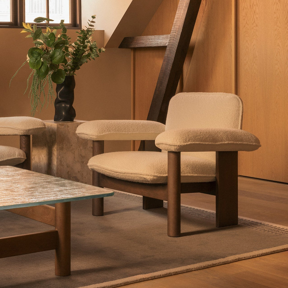 Brasilia Lounge Chair, Low Back, Textile - ökenhem