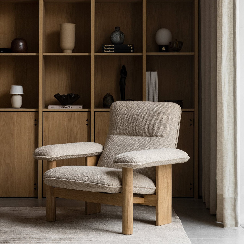 Brasilia Lounge Chair, Textile - ökenhem