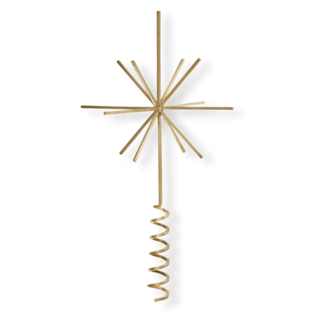 Brass Christmas Tree Star - ökenhem