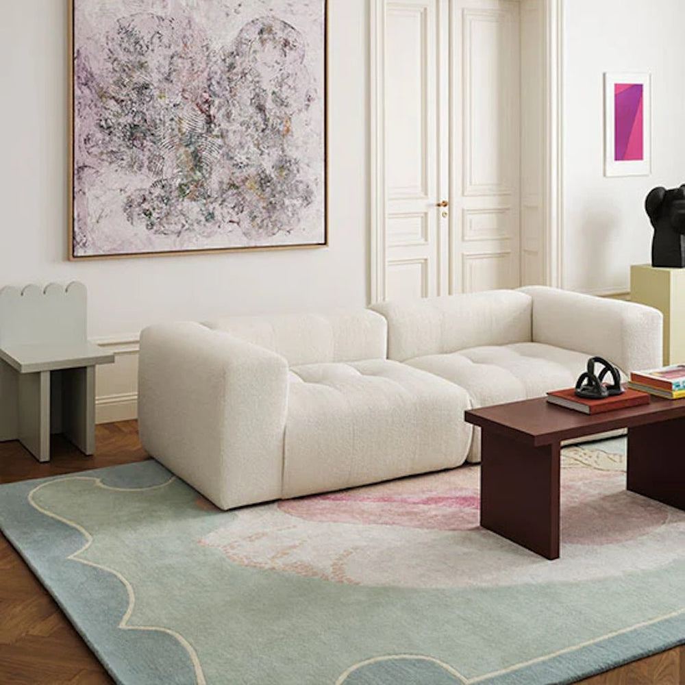 Breaking Boundaries Wool Rug - Shell - ökenhem