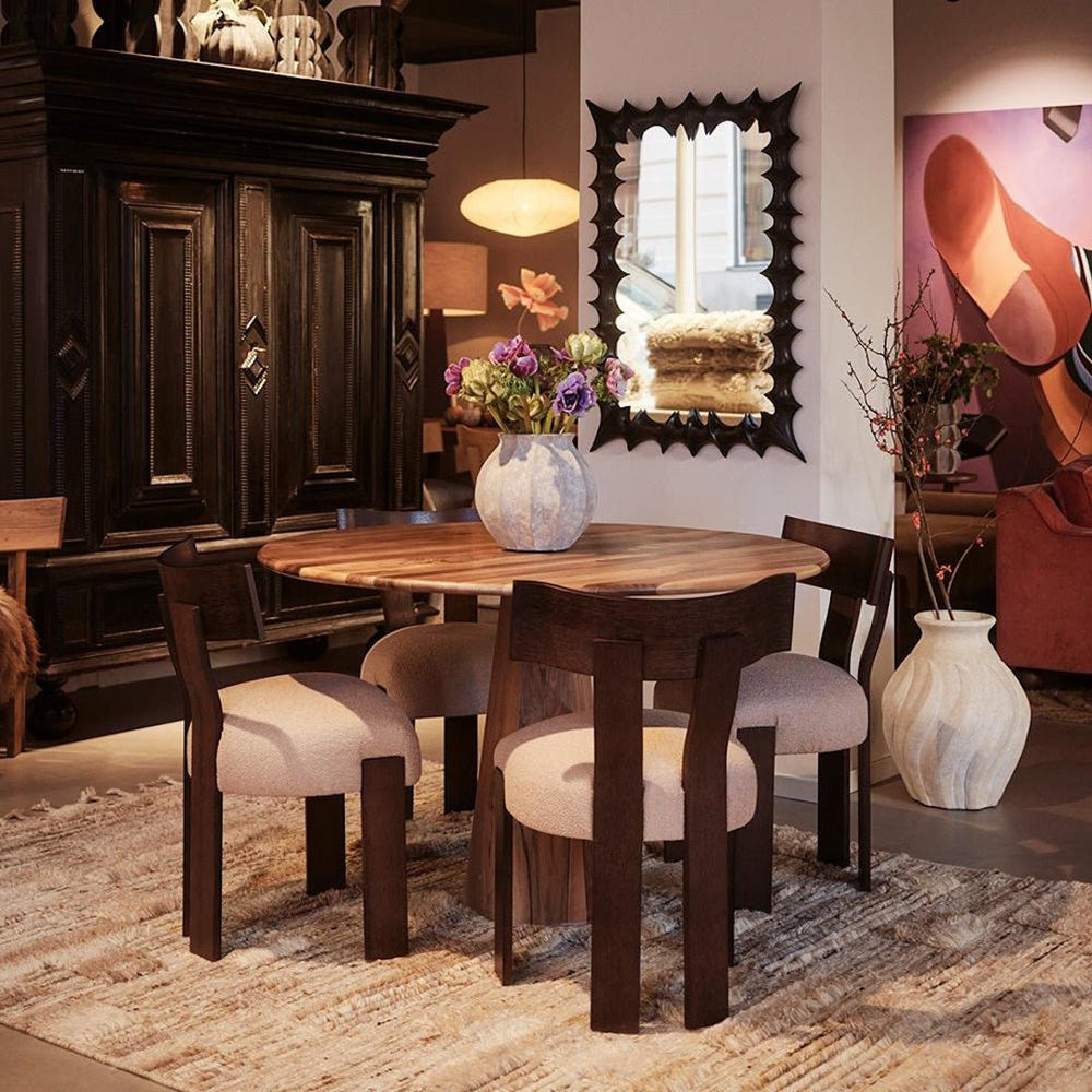 Brutalist Mirror Small Black - ökenhem