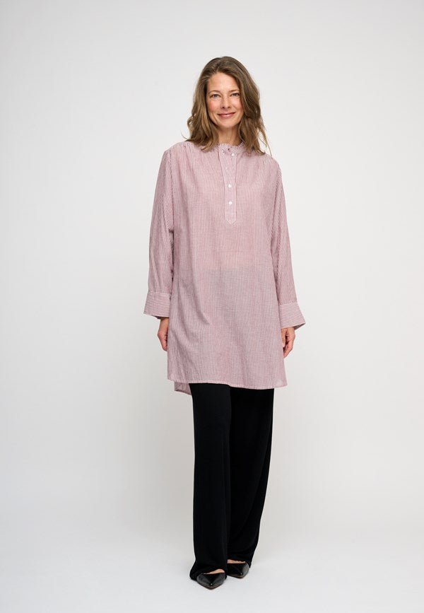 Burgundy Katie Tunic Dress - ökenhem