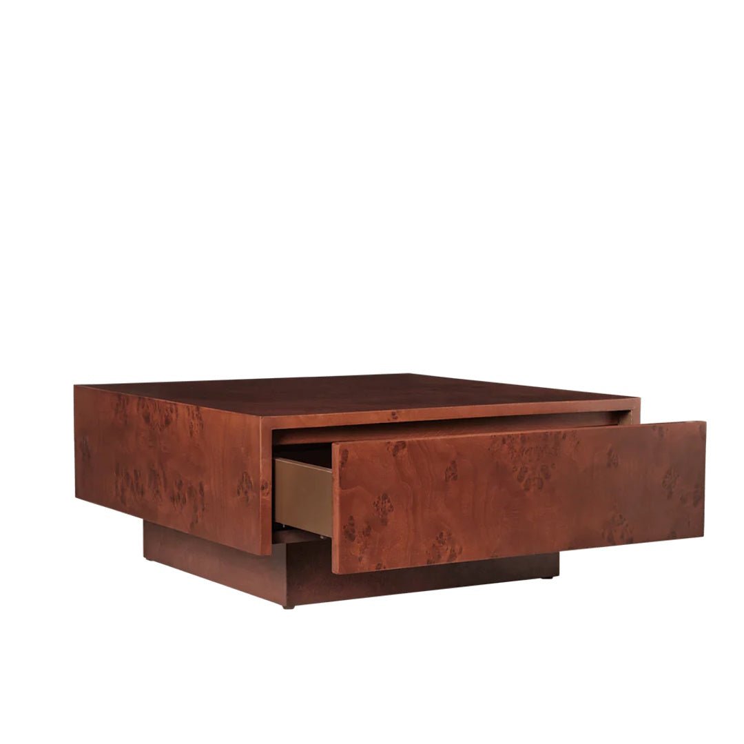 Burl Storage Coffee Table - ökenhem