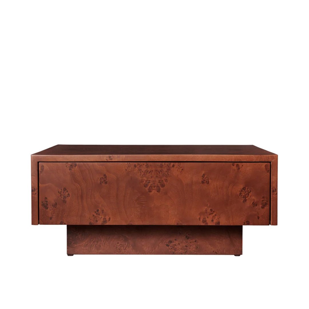 Burl Storage Coffee Table - ökenhem