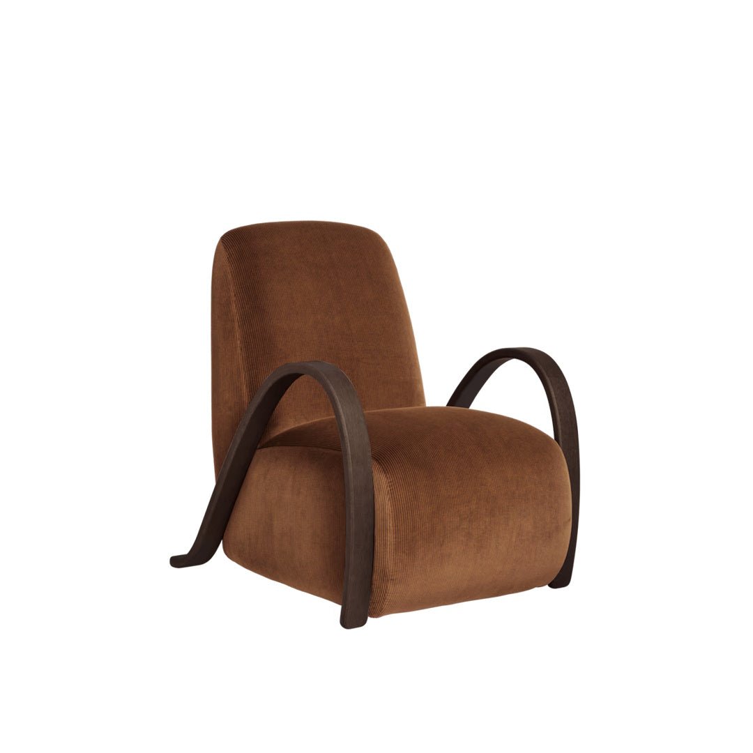 Buur Lounge Chair - Devoré Velvet - ökenhem