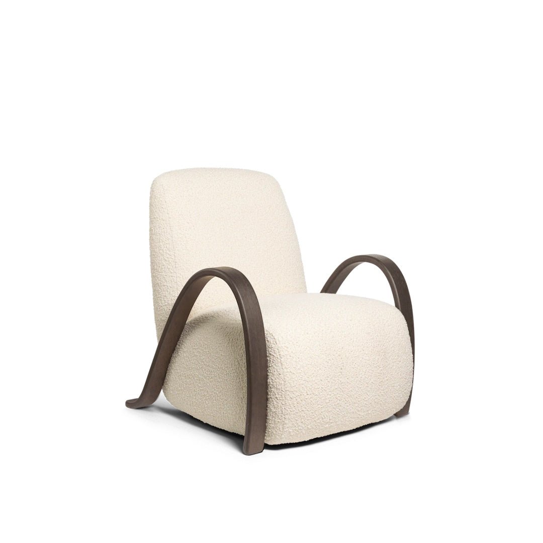 Buur Lounge Chair - Nordic Bouclé - Off - white - ökenhem