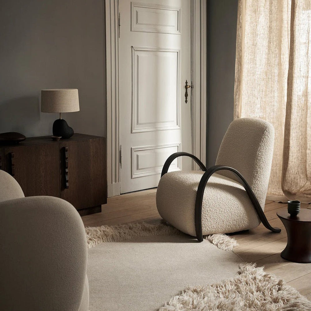 Buur Lounge Chair - Nordic Bouclé - Off - white - ökenhem