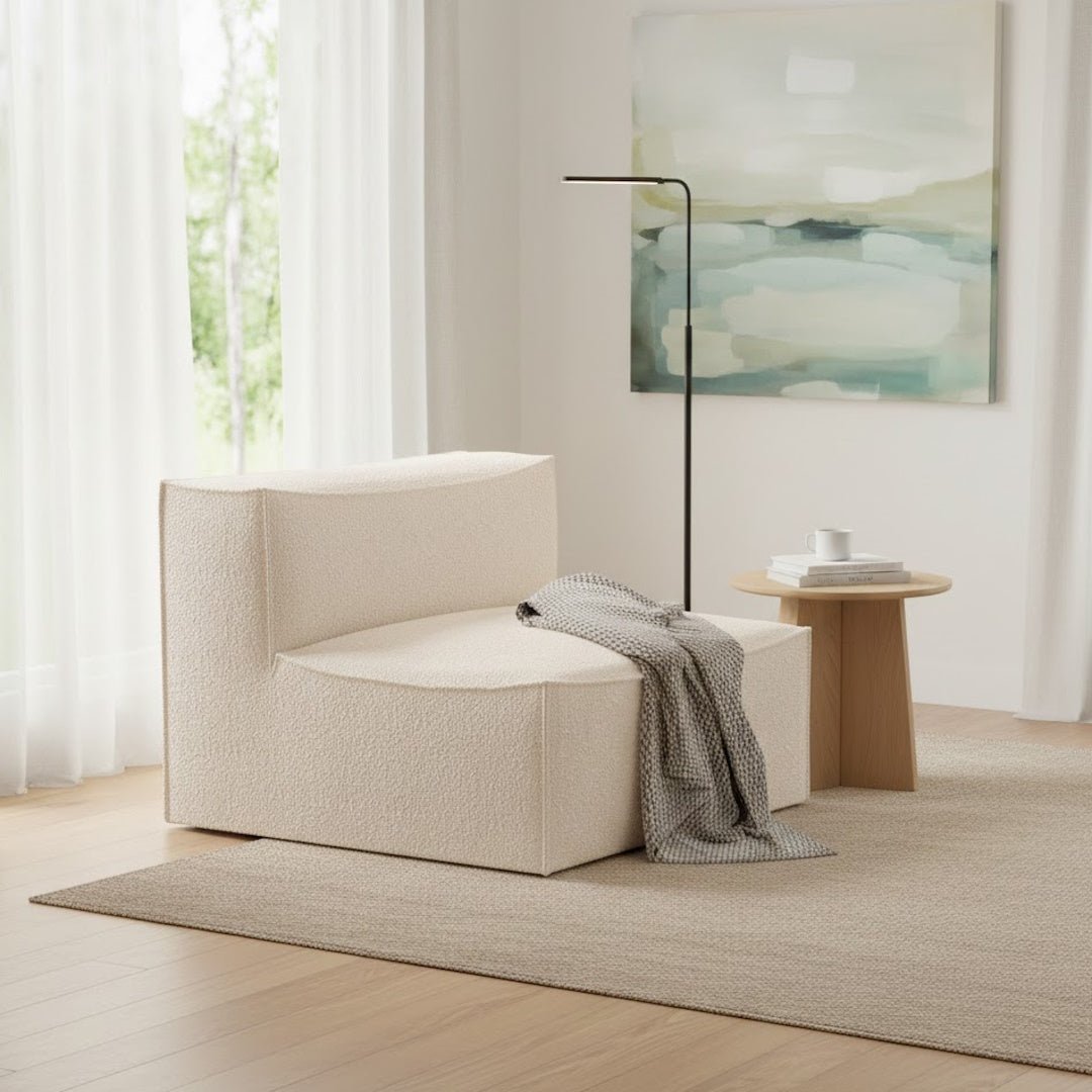 Catena Sofa Center L100 - Wool Bouclé - ökenhem