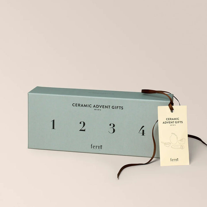 Ceramic Advent Gifts - Set of 4 - ökenhem