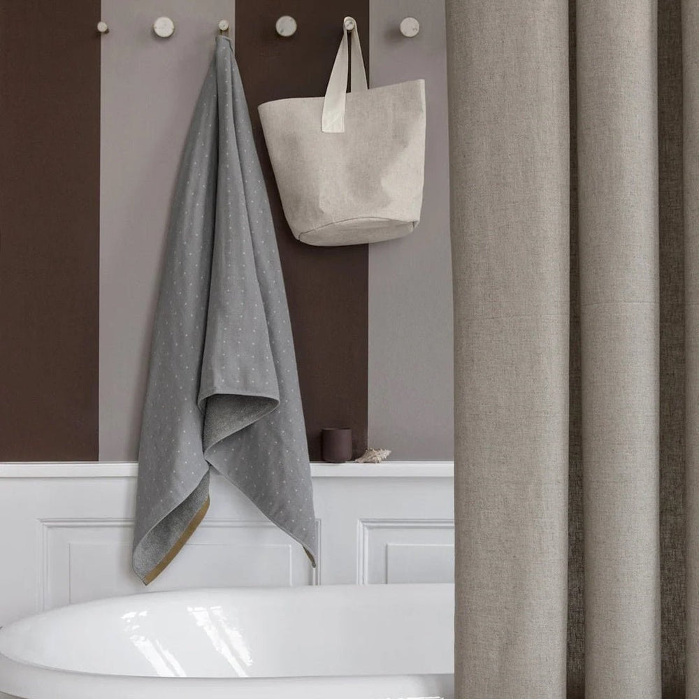 Chambray Shower Curtain - ökenhem