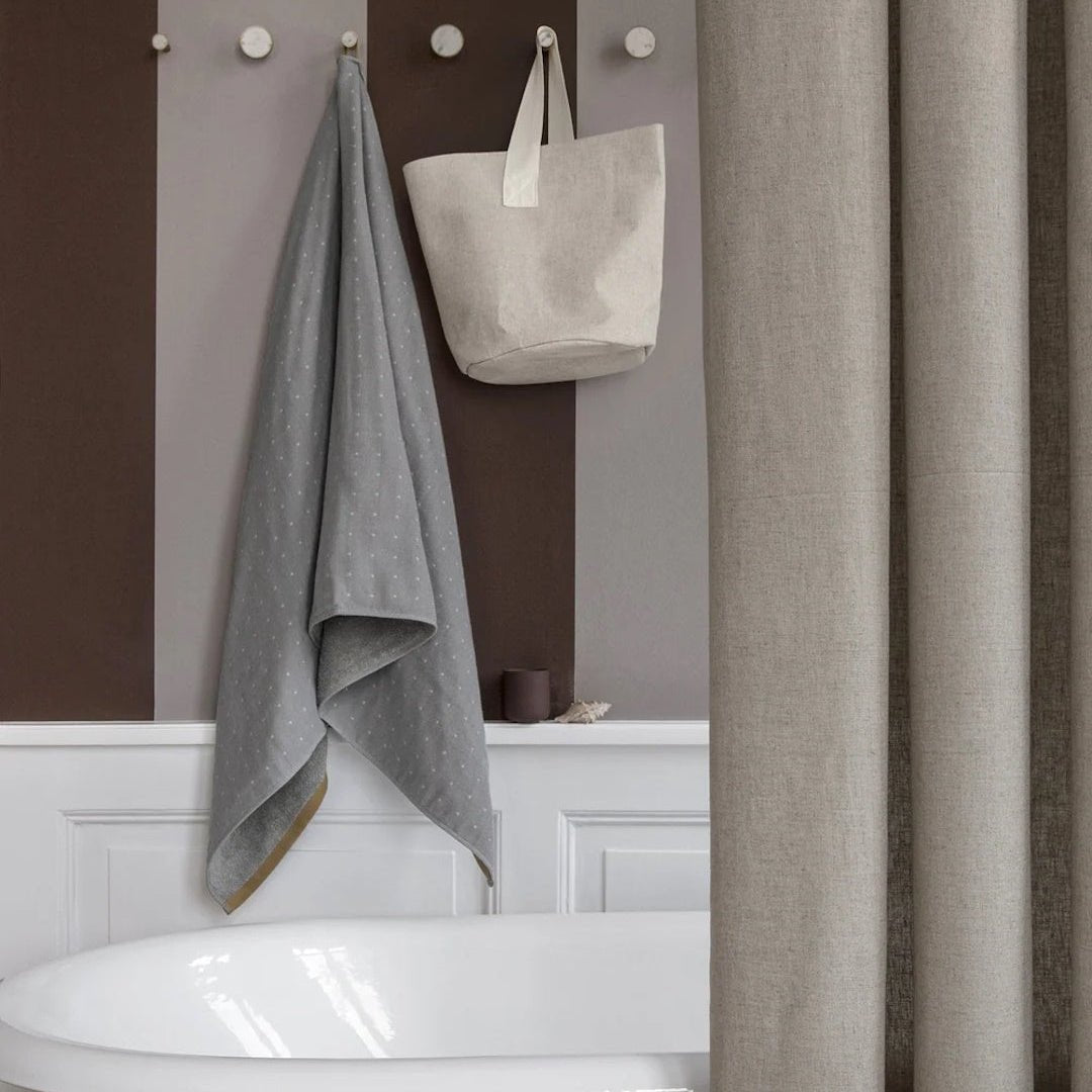 Chambray Shower Curtain - ökenhem